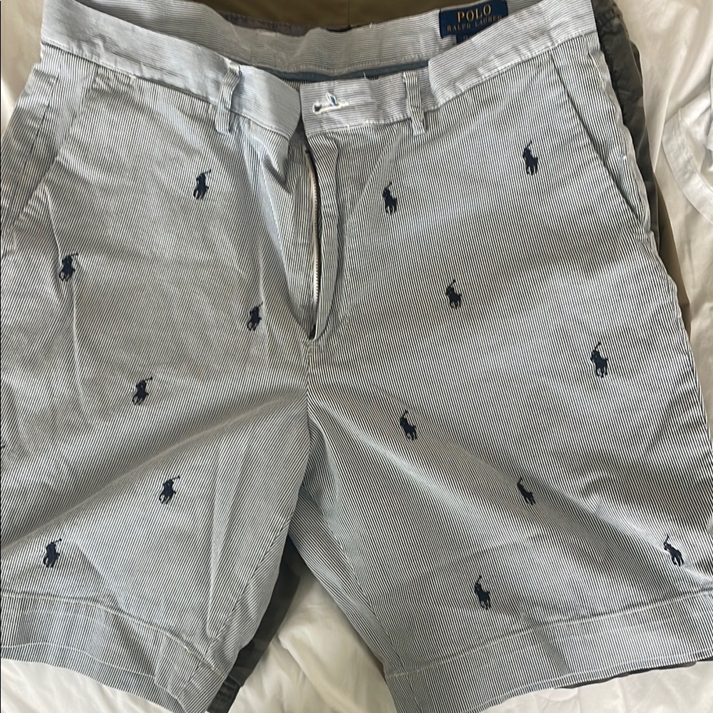 Polo by Ralph Lauren Men's Light Blue Shorts